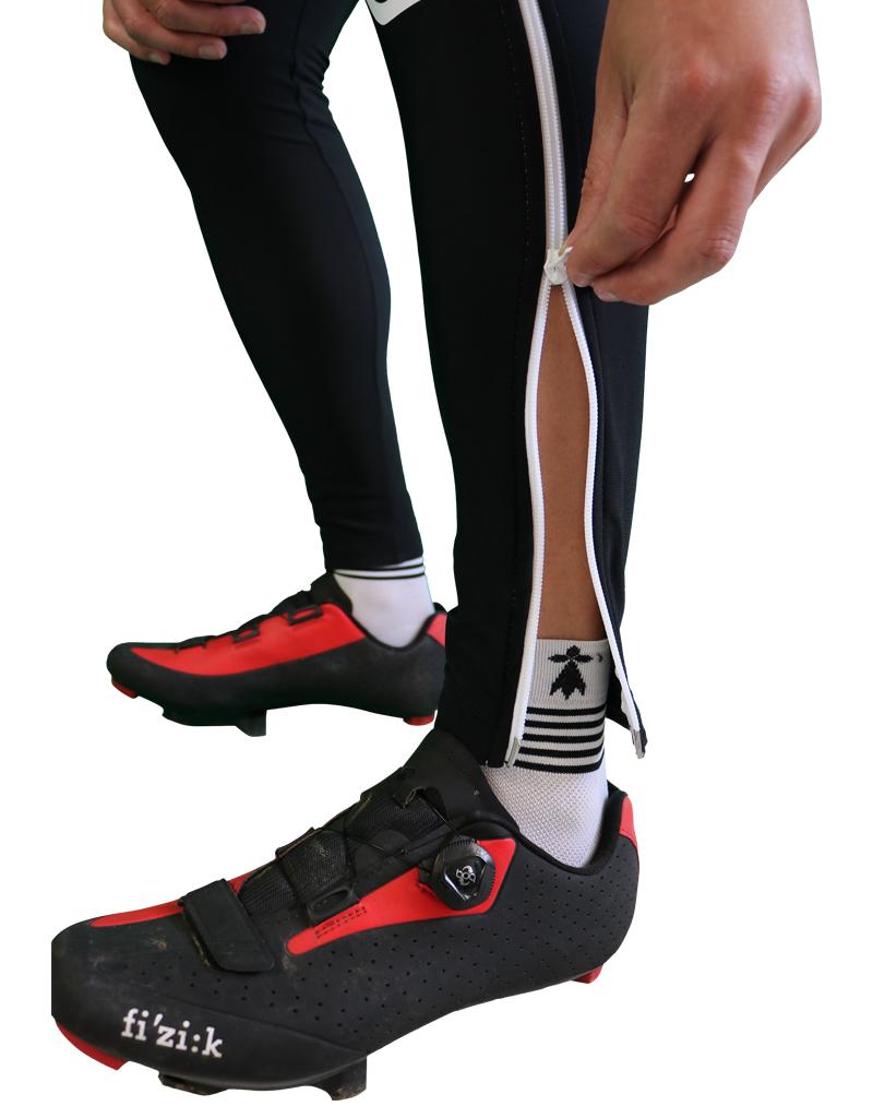 Collant long cycliste d echauffement sans bretelles Unisexe