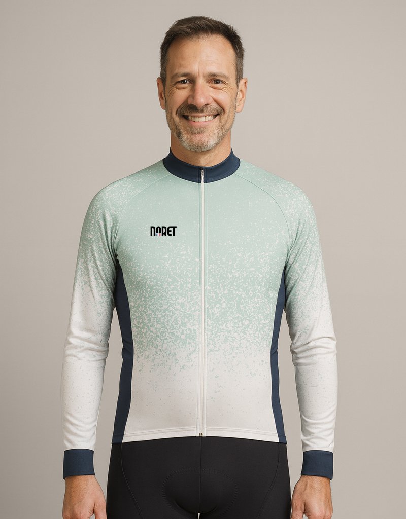 Maillot vélo mi-saison manches longues Homme - Confort Performance
