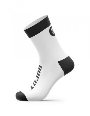 Chaussette cycliste Noret Blanc Noir