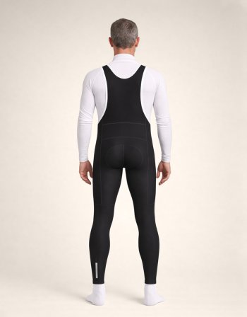 Collant vélo hiver à bretelles Homme - Confort
