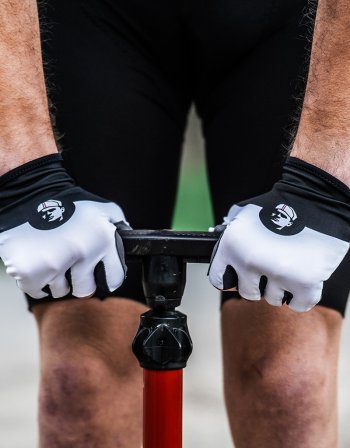 Gants cycliste été noir blanc 