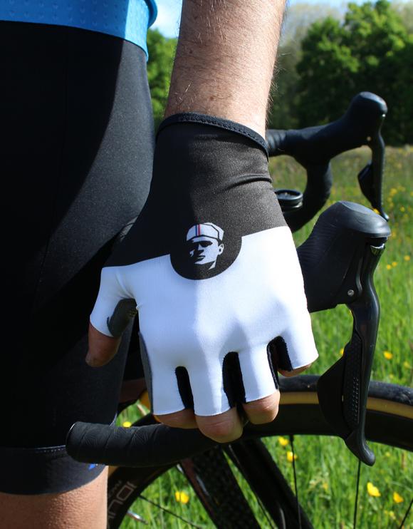 Gants cycliste été noir blanc 