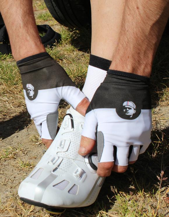 Gants cycliste été noir blanc 