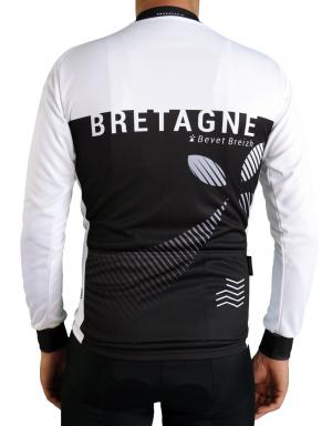 Maillot cycliste manches longues-Bretagne