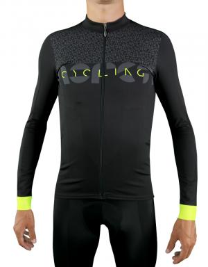 Maillot pluie cycliste manches longues