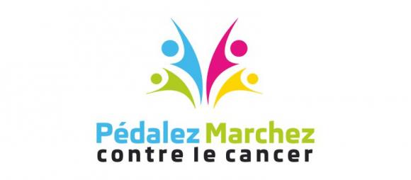 Logo Pédalez Marchez contre le cancer