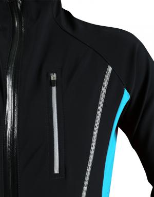 Veste thermique cycliste Bleu