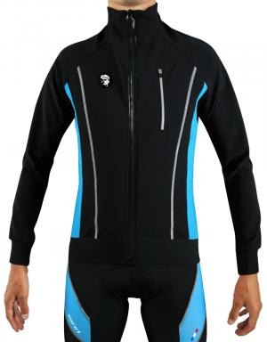 Veste thermique cycliste Bleu