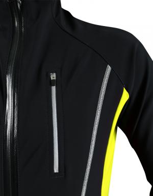 Veste thermique cycliste Jaune Fluo 