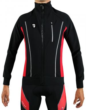 Veste thermique cycliste Rouge